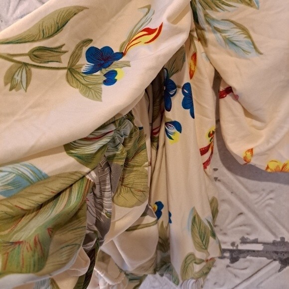 Set of 4 Chair Elastic Fitted Seat Covers for a kitchen table - NEW Floral - Picture 7 of 9